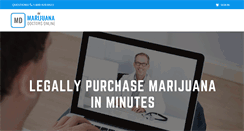 Desktop Screenshot of marijuanadoctorsonline.com